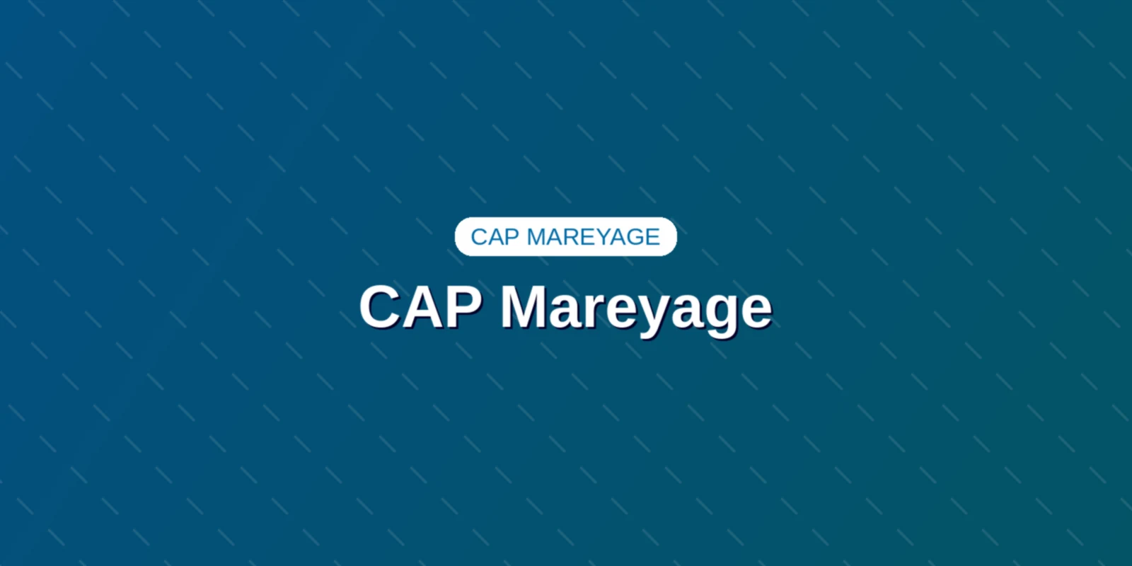 Couverture : CAP Mareyage : Programme, Épreuves et Référentiel Officiel