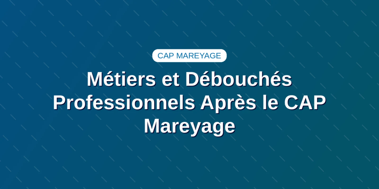 Métiers et Débouchés Professionnels Après le CAP Mareyage