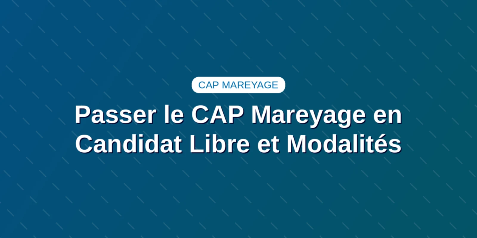 Candidat préparant les épreuves pratiques du CAP Mareyage en atelier d'entraînement individuel